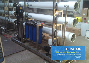 Planta de agua de consumición purificada modificada para requisitos particulares 10 M3/Hr, equipo de la filtración del agua