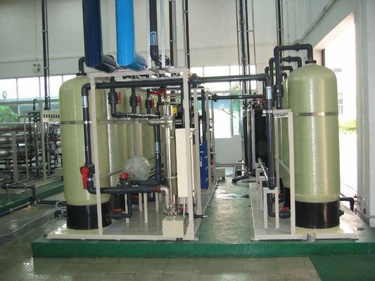 Na Mg2 Ca2 Ion Exchange Water Treatment Plant de FRP 30 M3/H