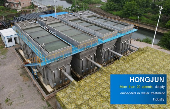 equipo integrado de la purificación del agua de la filtración de la floculación 20000t/D