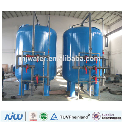 columna de intercambio iónico de lecho mixto duplex automática de acero al carbono