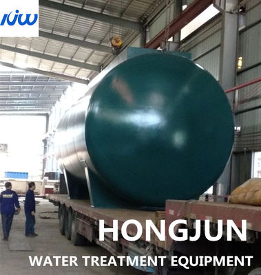Instalación de tratamiento de agua de paquete de purificadores integrados con pintura epoxi y dispositivo de mezcla correspondiente