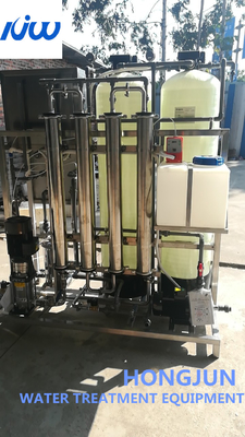 Sistema del RO del solo paso de SUS316L planta del RO de 1000 litros para la bebida