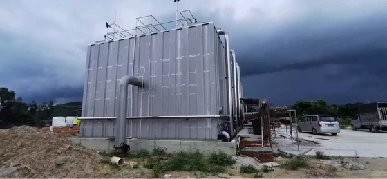 Sistema integrado de depuración de agua para el suministro de agua rural con bomba CNP/Grundfos