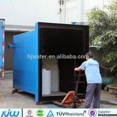 Unidad de equipo de tratamiento de agua integrado de purificación de ríos y lagos HJ-C208