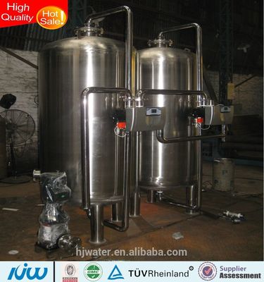 Tanque de filtro de agua de acero inoxidable industrial / Tanques de presión HJ-AGAGAZ25