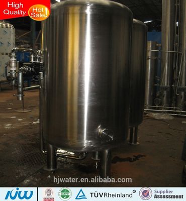 Tanque de filtro de agua de acero inoxidable industrial / Tanques de presión HJ-AGAGAZ25
