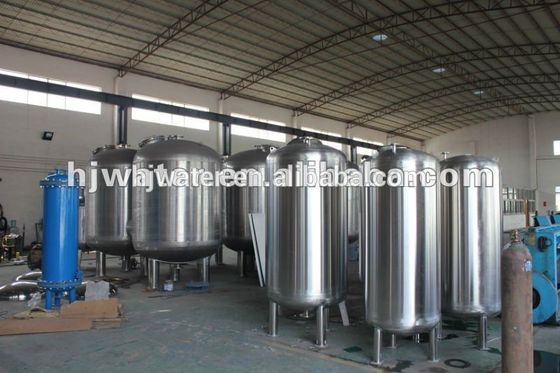 Tanque de presión de agua A16 OEM duradero de acero inoxidable 304 para el tratamiento de aguas residuales