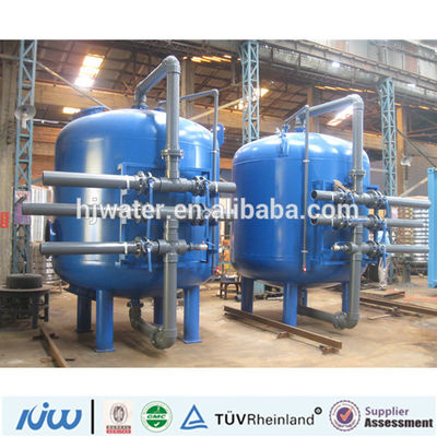 columna de intercambio iónico de lecho mixto duplex automática de acero al carbono