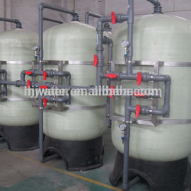 Tratamiento de agua de acero inoxidable de 3T/H con tanque de almacenamiento de agua de FRP HJ- EDECEE28