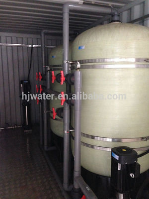 Tanque de resina para ablandador de agua/tanque de filtro de arena de recipiente a presión de FRP HJ-DERR29