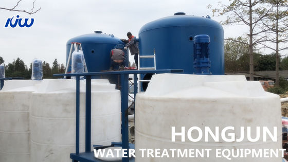Sistema de purificación del filtro de carbono de agua de río y arena de lago